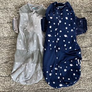 Happiest Baby Snoo Sleep Sack 100% Organic Sz L Planets